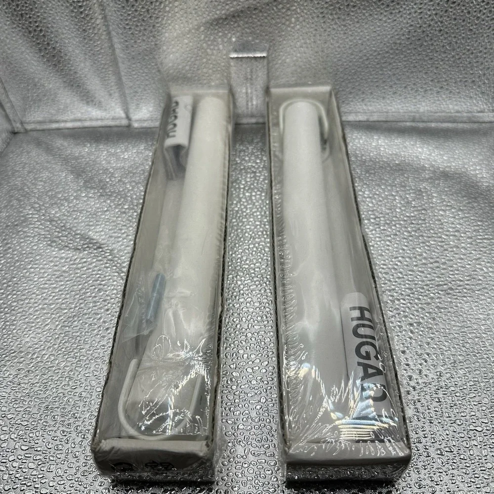 New IKEA HUGAD White Flexible‎ Curtain Rod Corner Connector Set of 2 202.199.22